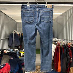 Blue Duluth Trading Co. Double flex jeans casual straight leg